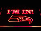 Seattle Seahawks (7) LED Neon Sign Electrical - Red - TheLedHeroes