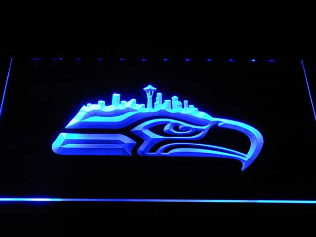 FREE Seattle Seahawks (8) LED Sign - Blue - TheLedHeroes