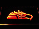 Seattle Seahawks (8) LED Neon Sign USB - Orange - TheLedHeroes