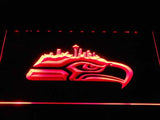 Seattle Seahawks (8) LED Neon Sign USB - Red - TheLedHeroes