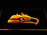 Seattle Seahawks (8) LED Neon Sign USB - Yellow - TheLedHeroes