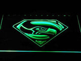 Seattle Seahawks (10) LED Neon Sign Electrical - Green - TheLedHeroes