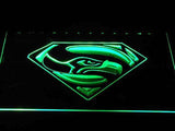 Seattle Seahawks (10) LED Neon Sign USB - Green - TheLedHeroes