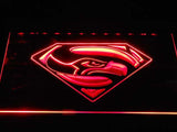 Seattle Seahawks (10) LED Neon Sign USB - Red - TheLedHeroes