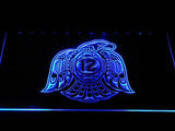 Seattle Seahawks (11) LED Neon Sign Electrical - Blue - TheLedHeroes