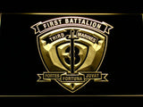 1st Battalion 3rd Marines LED Neon Sign Electrical - Yellow - TheLedHeroes