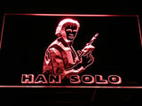 Star Wars Han Solo LED Neon Sign Electrical - Red - TheLedHeroes