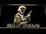 Star Wars Han Solo LED Neon Sign USB - Yellow - TheLedHeroes