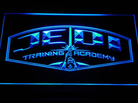 Star Wars Jedi Training Academy LED Neon Sign Electrical - Blue - TheLedHeroes