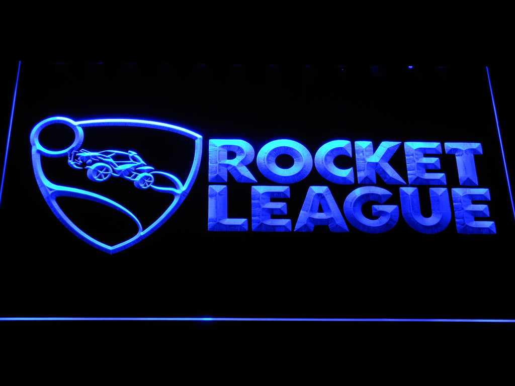 Rocket League LED Neon Sign USB - Blue - TheLedHeroes