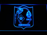 1st Battalion 6th Marines LED Neon Sign USB - Blue - TheLedHeroes