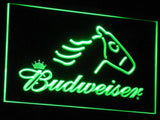 Budweiser Horse LED Neon Sign USB - Green - TheLedHeroes