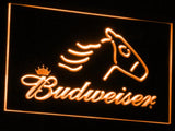 Budweiser Horse LED Neon Sign Electrical - Orange - TheLedHeroes