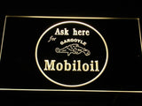 Mobiloil Gargoyle LED Neon Sign Electrical - Yellow - TheLedHeroes