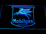 Mobilgas - Socony Vacuum LED Neon Sign USB - Blue - TheLedHeroes