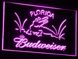 Budweiser Florida LED Neon Sign Electrical - Purple - TheLedHeroes