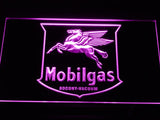 Mobilgas - Socony Vacuum LED Neon Sign Electrical - Purple - TheLedHeroes