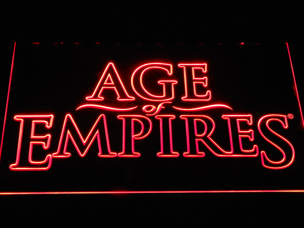 Age of Empires LED Sign - Red - TheLedHeroes