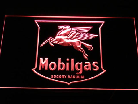 Mobilgas - Socony Vacuum LED Neon Sign Electrical - Red - TheLedHeroes