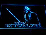 Star Wars Luc Skywalker LED Neon Sign USB - Blue - TheLedHeroes
