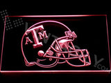 FREE Texas A&M Helmet LED Sign - Red - TheLedHeroes