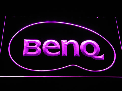 Benq LED Neon Sign Electrical - Purple - TheLedHeroes
