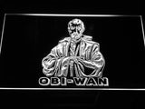 Star Wars Obi-Wan LED Neon Sign USB - White - TheLedHeroes