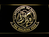 FREE 1st Battalion 9th Marines LED Sign - Yellow - TheLedHeroes