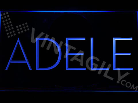 Adele LED Sign - Blue - TheLedHeroes