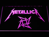 Metallica (5) LED Neon Sign USB - Purple - TheLedHeroes