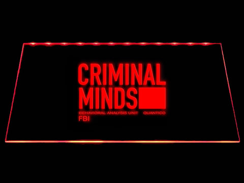 Criminal Minds LED Neon Sign USB - Red - TheLedHeroes