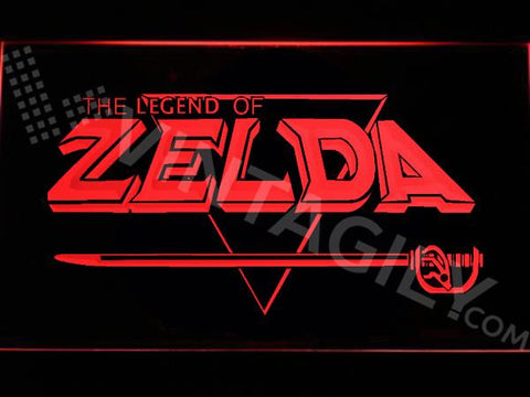 The Legend of Zelda LED Neon Sign Electrical - Red - TheLedHeroes