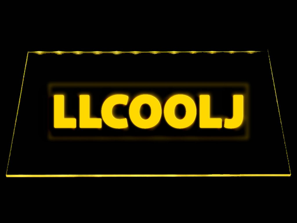 LL Cool J LED Neon Sign Electrical - Yellow - TheLedHeroes