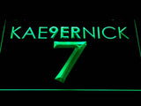 San Francisco 49ers Colin Kaepernick LED Neon Sign USB - Green - TheLedHeroes