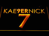 San Francisco 49ers Colin Kaepernick LED Neon Sign USB - Yellow - TheLedHeroes
