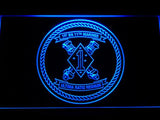 1st Battalion 11th Marines LED Neon Sign Electrical - Blue - TheLedHeroes