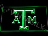 Texas A&M LED Neon Sign USB - Green - TheLedHeroes
