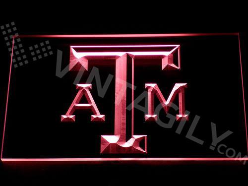 Texas A&M LED Neon Sign USB - Red - TheLedHeroes