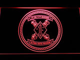 1st Battalion 11th Marines LED Neon Sign Electrical - Red - TheLedHeroes