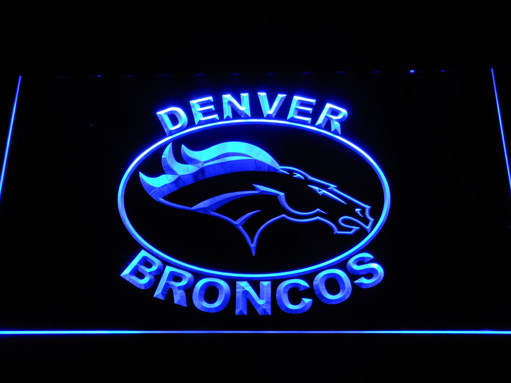 Denver Broncos (12) LED Sign - Blue - TheLedHeroes