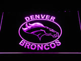 Denver Broncos (12) LED Neon Sign Electrical - Purple - TheLedHeroes