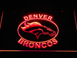 Denver Broncos (12) LED Neon Sign Electrical - Red - TheLedHeroes