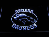 Denver Broncos (12) LED Neon Sign Electrical - White - TheLedHeroes