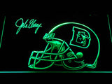 Denver Broncos John Elway LED Neon Sign Electrical - Green - TheLedHeroes