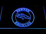 Denver Broncos (13) LED Neon Sign USB - Blue - TheLedHeroes