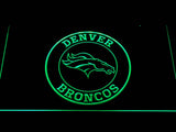 Denver Broncos (13) LED Neon Sign Electrical - Green - TheLedHeroes
