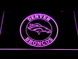 Denver Broncos (13) LED Neon Sign Electrical - Purple - TheLedHeroes