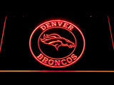 Denver Broncos (13) LED Neon Sign Electrical - Red - TheLedHeroes