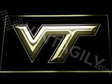 Virginia Tech Hokies LED Neon Sign Electrical - Yellow - TheLedHeroes