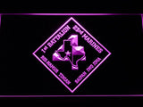 1st Battalion 23rd Marines LED Neon Sign Electrical - Purple - TheLedHeroes
